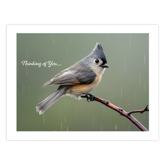 Tufted Titmouse Thinking of You Cards