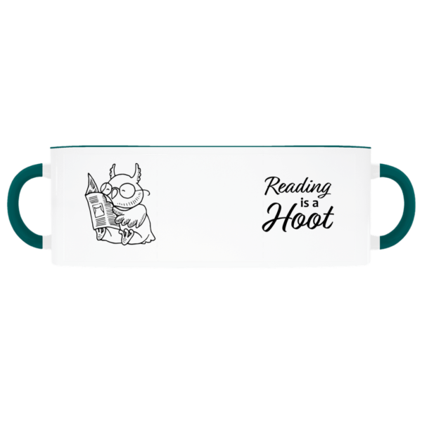 Reading Is A Hoot Accent Mug Various Colors - Image 14