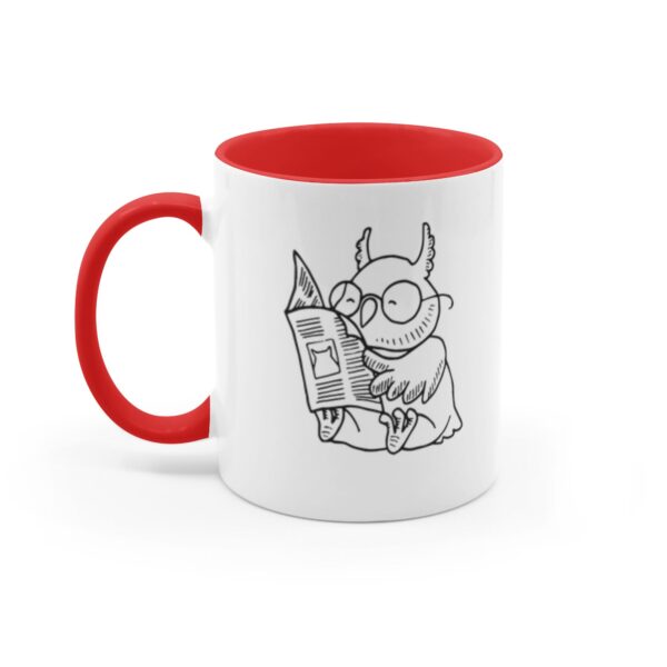 Reading Is A Hoot Accent Mug Various Colors - Image 18