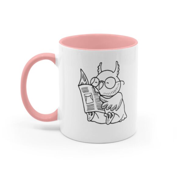 Reading Is A Hoot Accent Mug Various Colors - Image 20