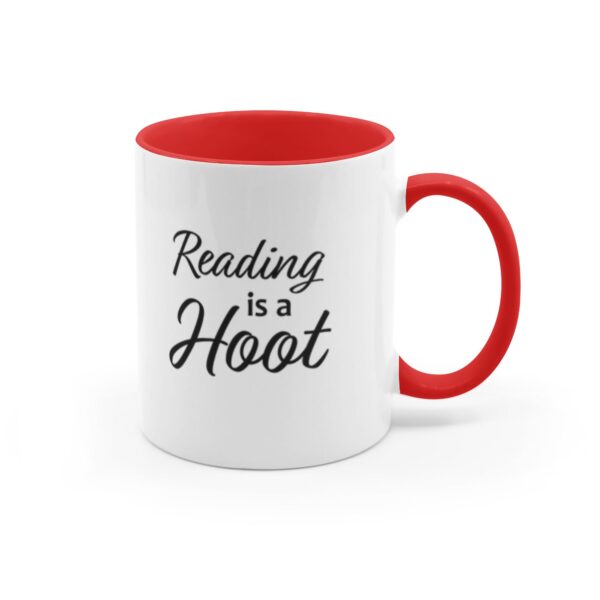 Reading Is A Hoot Accent Mug Various Colors - Image 17