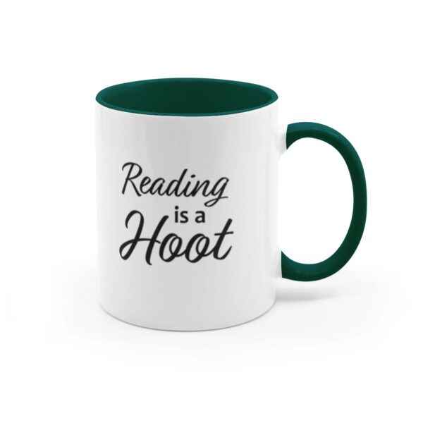 Reading Is A Hoot Accent Mug Various Colors - Image 15