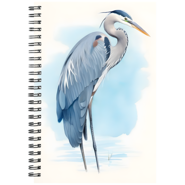 Blue Heron Illustrative Notebook