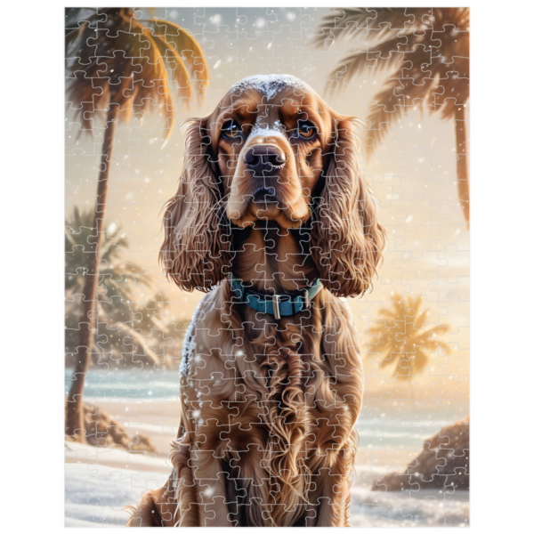 Sun And Snow Spaniel Puzzle