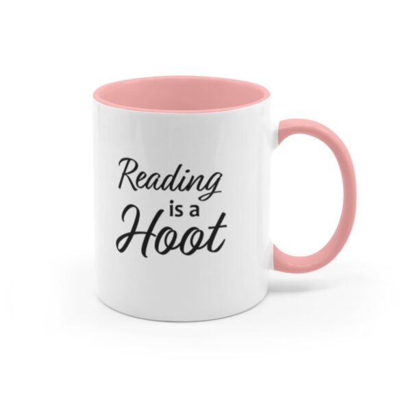 Reading Is A Hoot Accent Mug Various Colors - Image 19