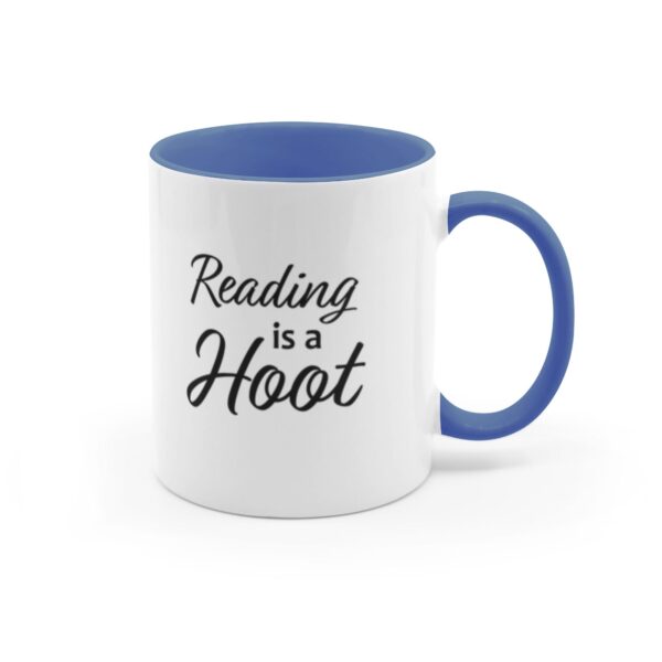 Reading Is A Hoot Accent Mug Various Colors - Image 6