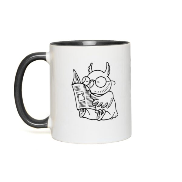 Reading Is A Hoot Accent Mug Various Colors - Image 11